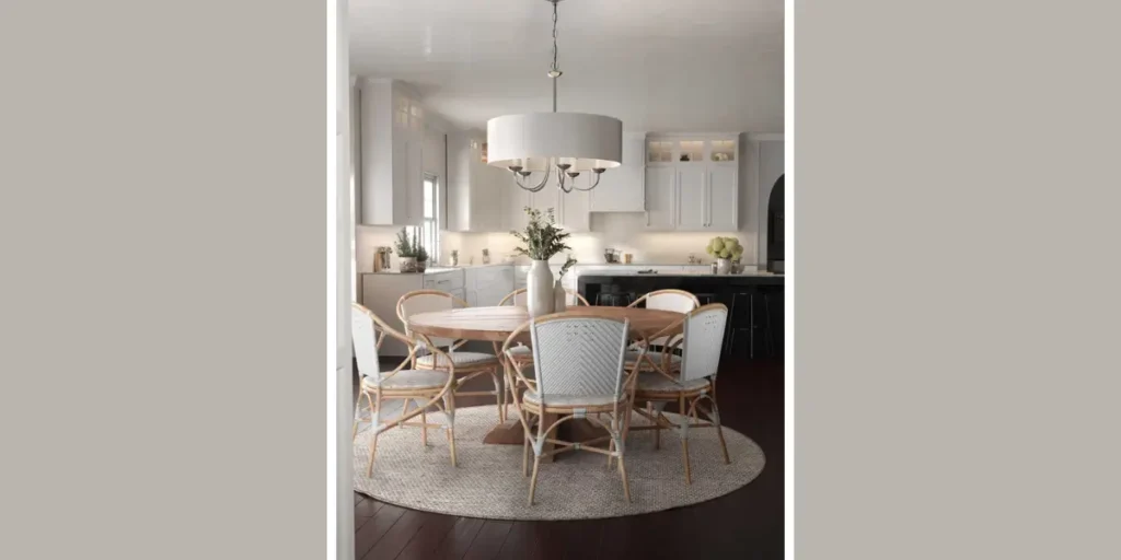 Drum Shade Chandelier for Soft Illumination