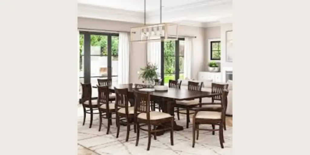 Extendable Dining Table Set