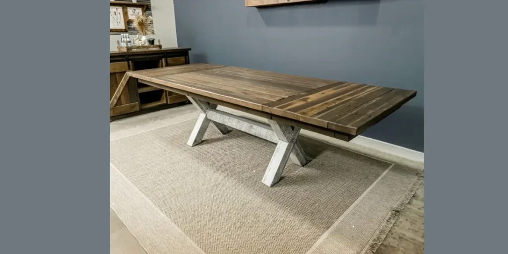 Extendable Farmhouse Dining Table