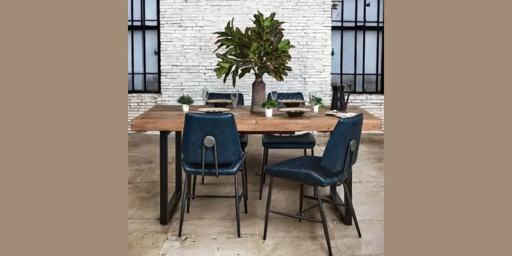 Extendable Industrial Dining Table