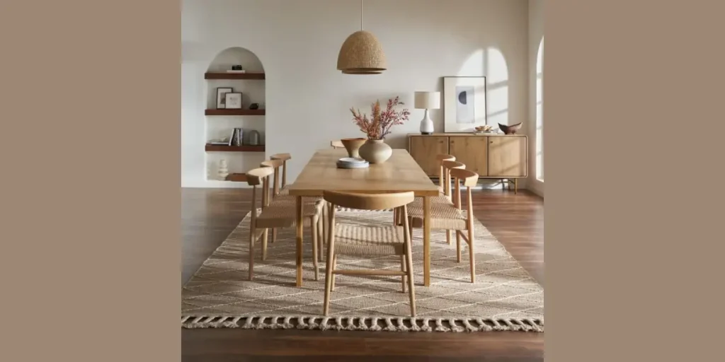 Extendable Japandi Dining Table