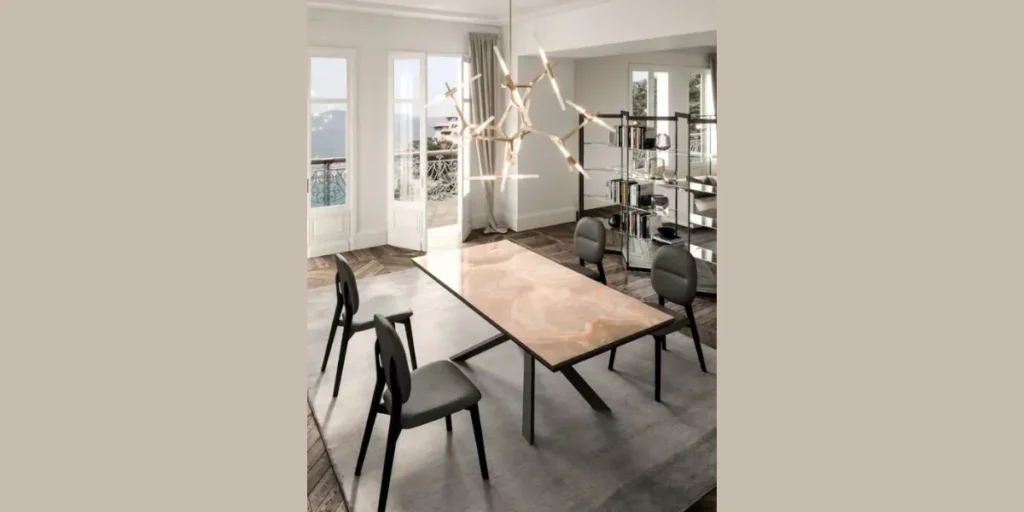 Extendable Modern Dining Table