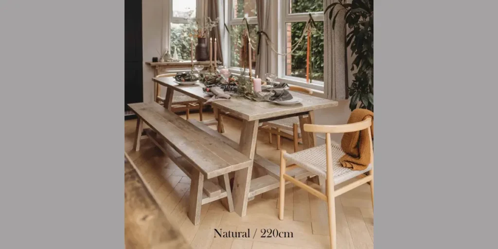 Bench Seating for a Casual Touch