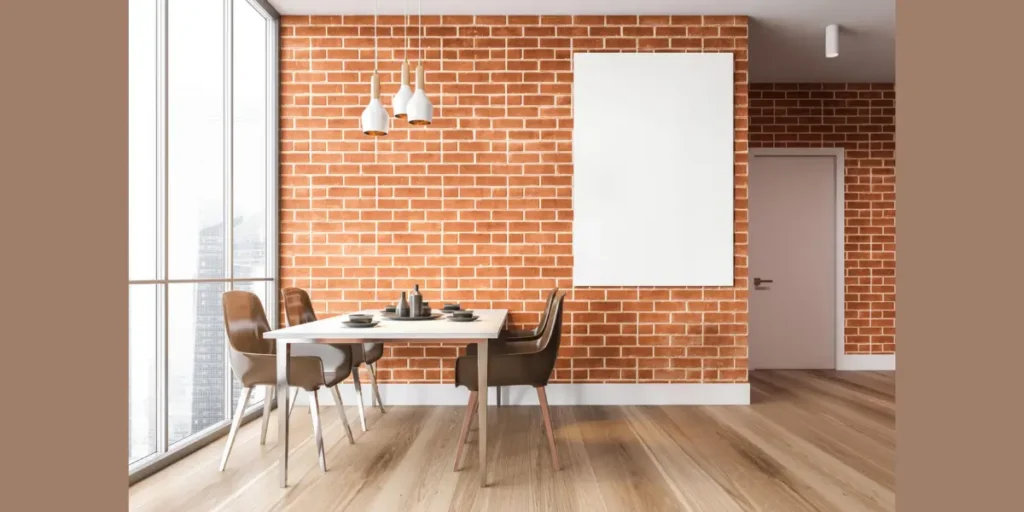 Faux Material Wallpaper (Brick, Wood, Marble)