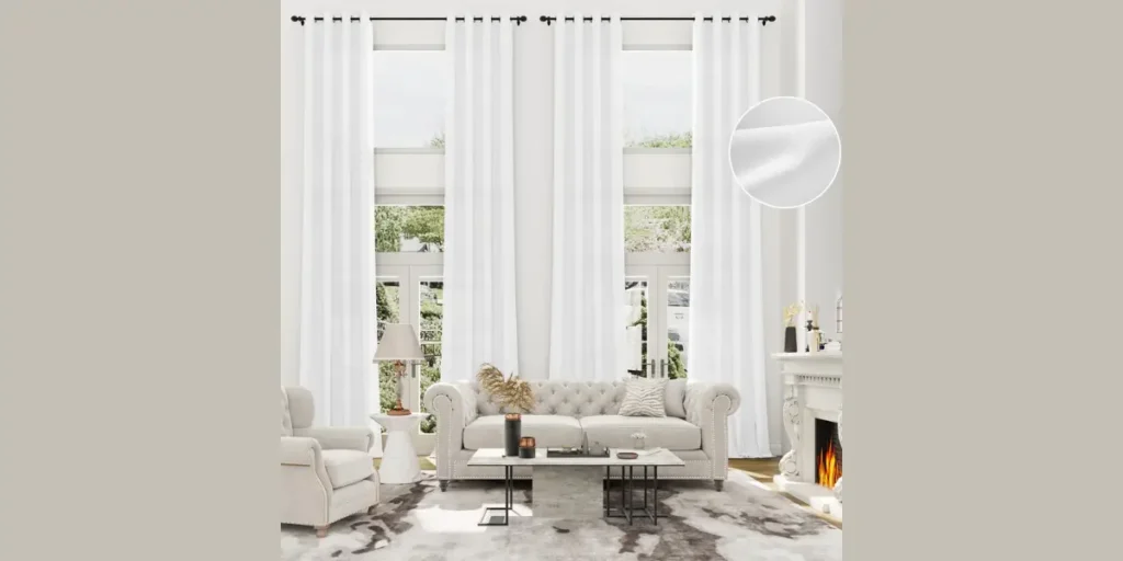 Floor to Ceiling Linen Curtains