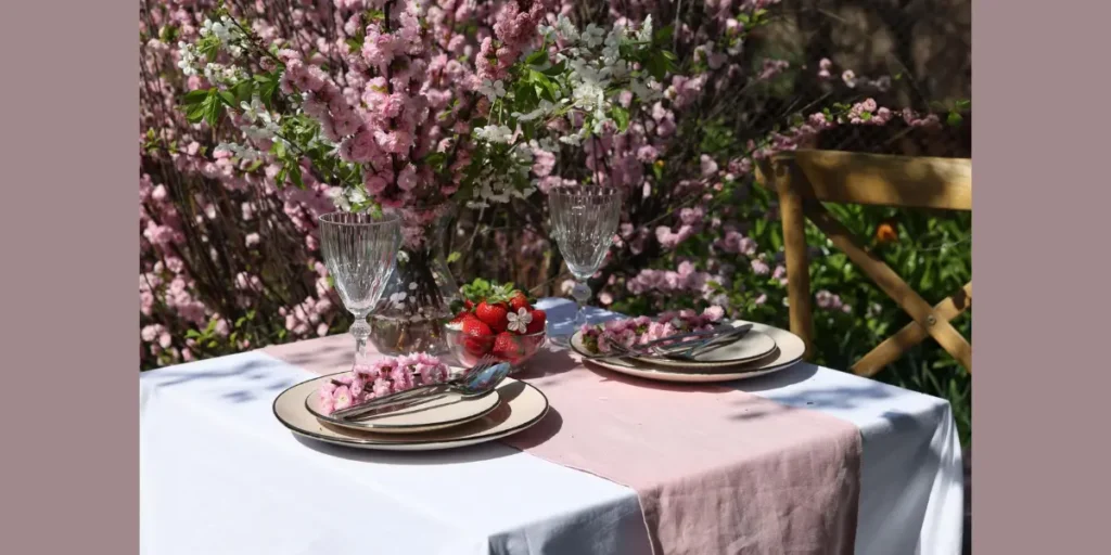 Floral Spring Table Setting