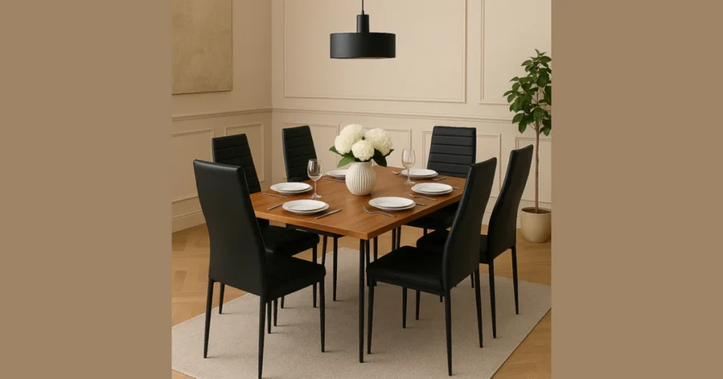 Budget-Friendly Dining Table with 2 Chairs for First Homes