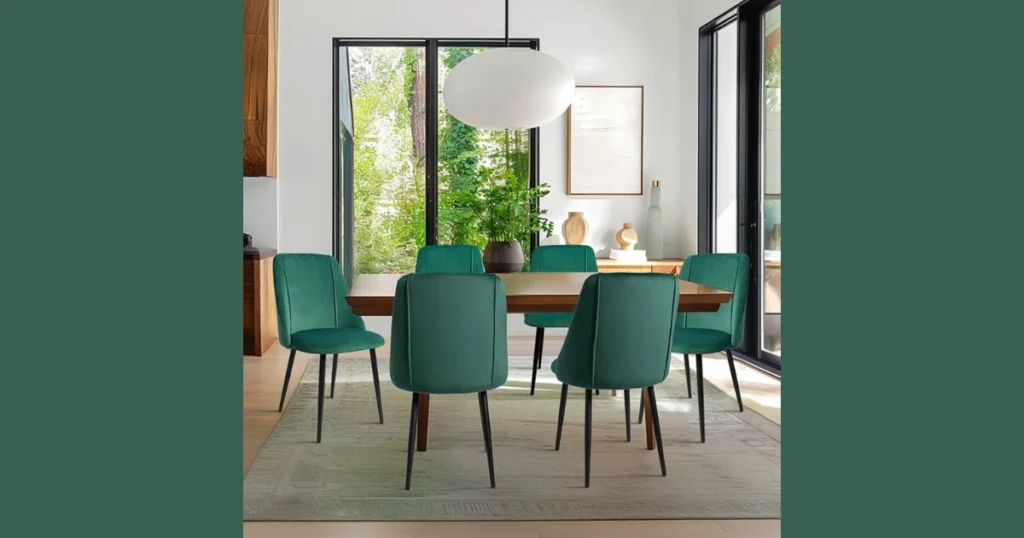 Upholstered Dining Table with 2 Chairs for Extra Comfort