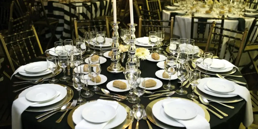 Formal Black Tie Tablescape
