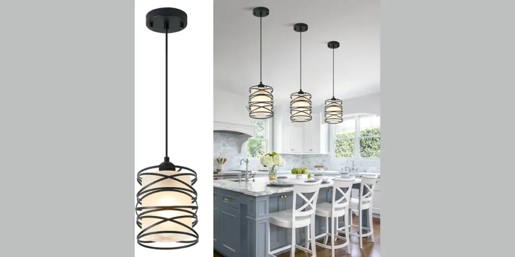 Frosted Glass Pendant