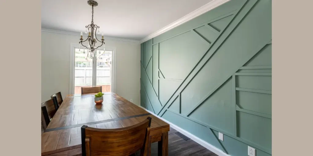 Geometric Painted Design