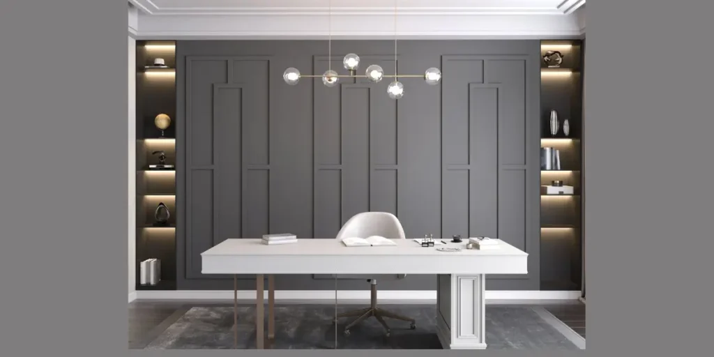 Geometric Panel Wainscoting