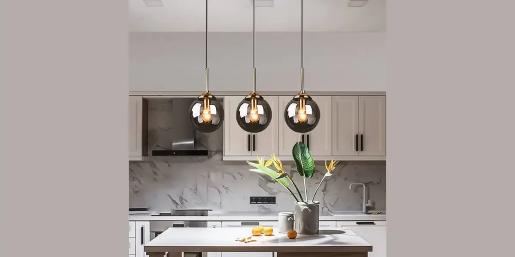 Glass Globe Pendant Lights for an Airy Feel