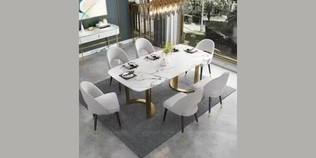 Glass Top Minimal Table