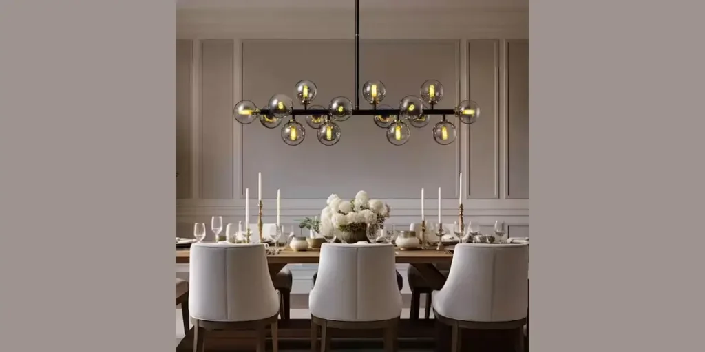 Globe Chandelier for Soft Illumination