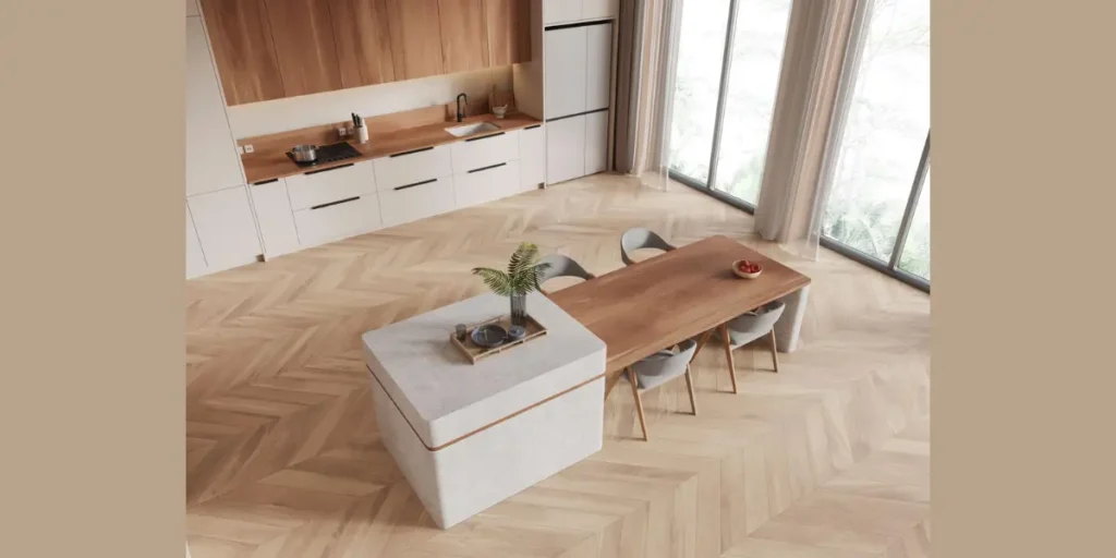 Herringbone Pattern Wood