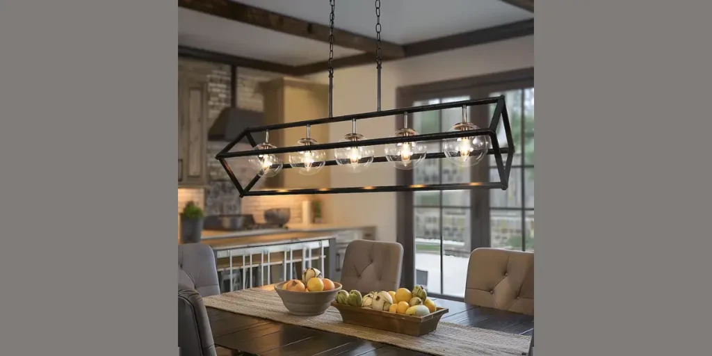 Industrial Metal Chandelier