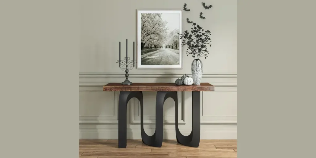 Industrial Metal and Wood Table
