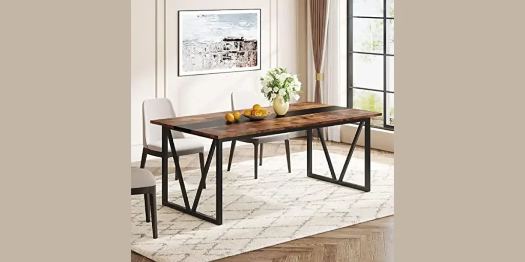 Industrial Style Dining Table