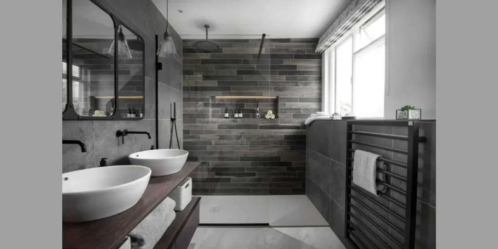 Industrial Style Shower Design