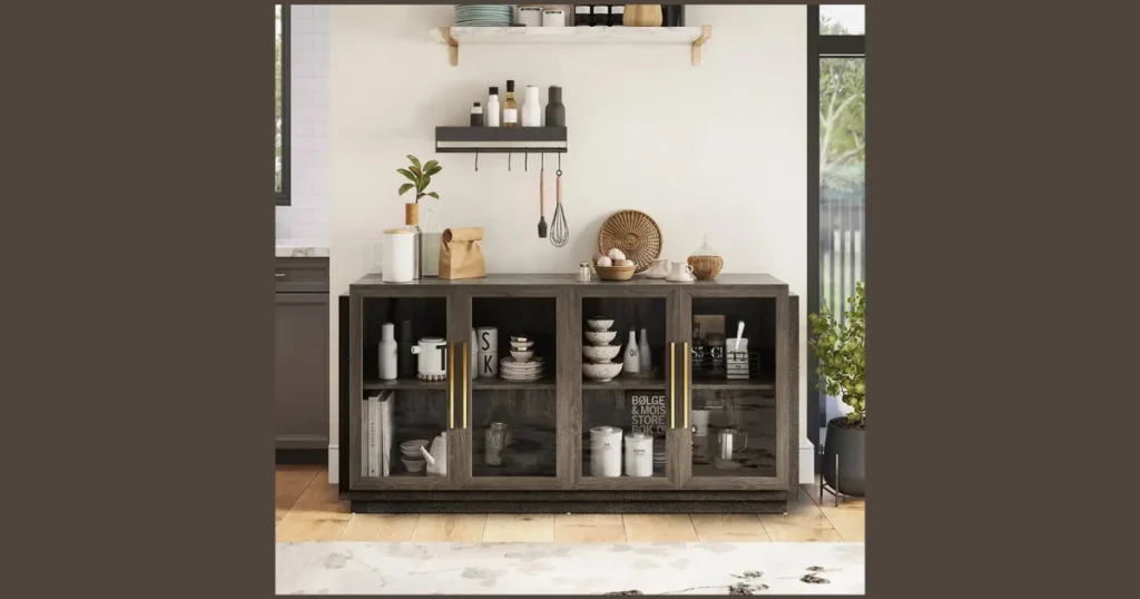 Sideboard Cabinet for Hidden Dining Room Storage