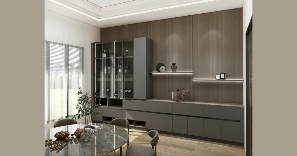 Built-In Cabinets for Seamless Dining Room Storage