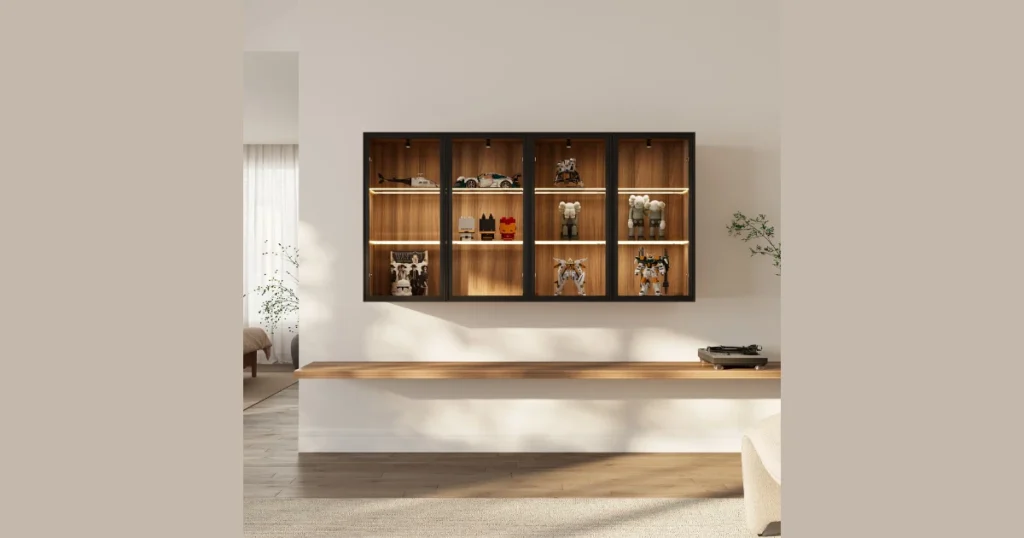 Glass-Front Hutch for Display and Organization