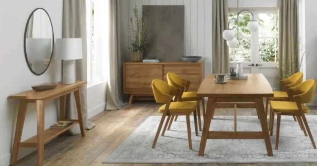 Narrow Console Table for Small Dining Rooms