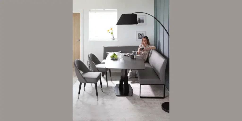 L Shaped Dining Bench