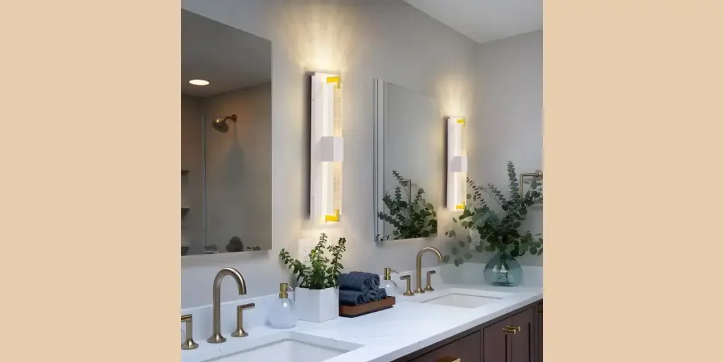 LED Integrated Bathroom Sconces