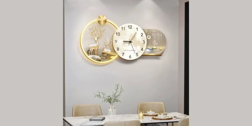 Large Decorative Wall Clock