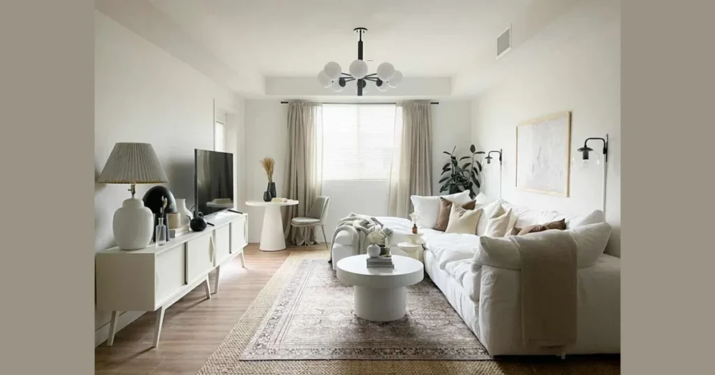 Neutral Color Palettes to Brighten Apartment Dining Rooms