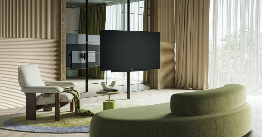 Large Windows and Sheer Curtains for Natural Light