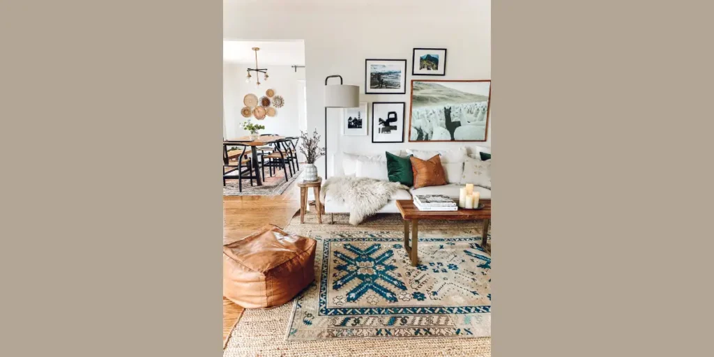 Layered Rug Look