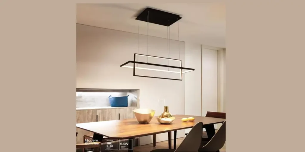 Linear Chandelier for Rectangular Dining Tables