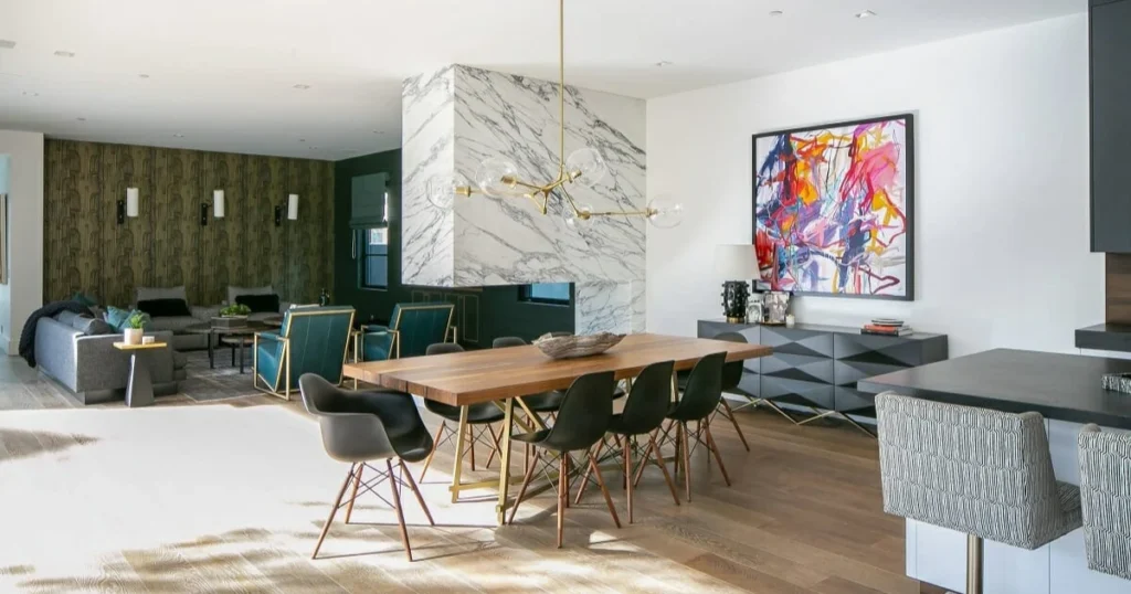 Luxury Glam Dining Room Theme