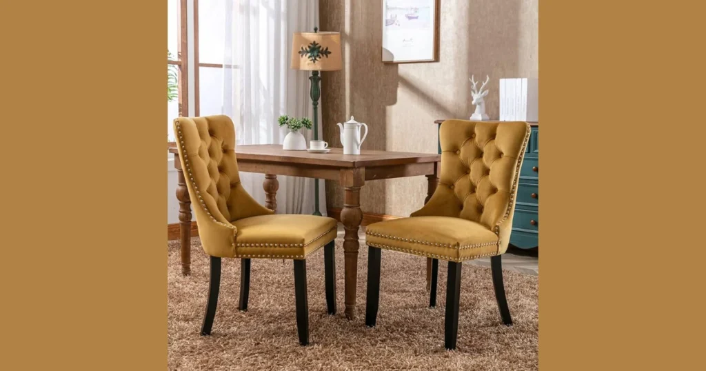 Velvet Dining Chairs for a Luxurious Elegant Touch