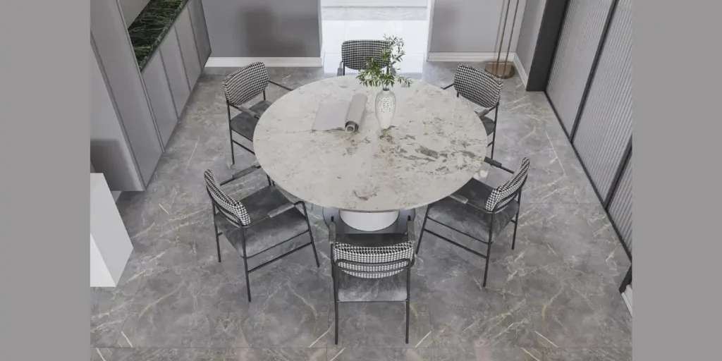 White Marble Dining Table
