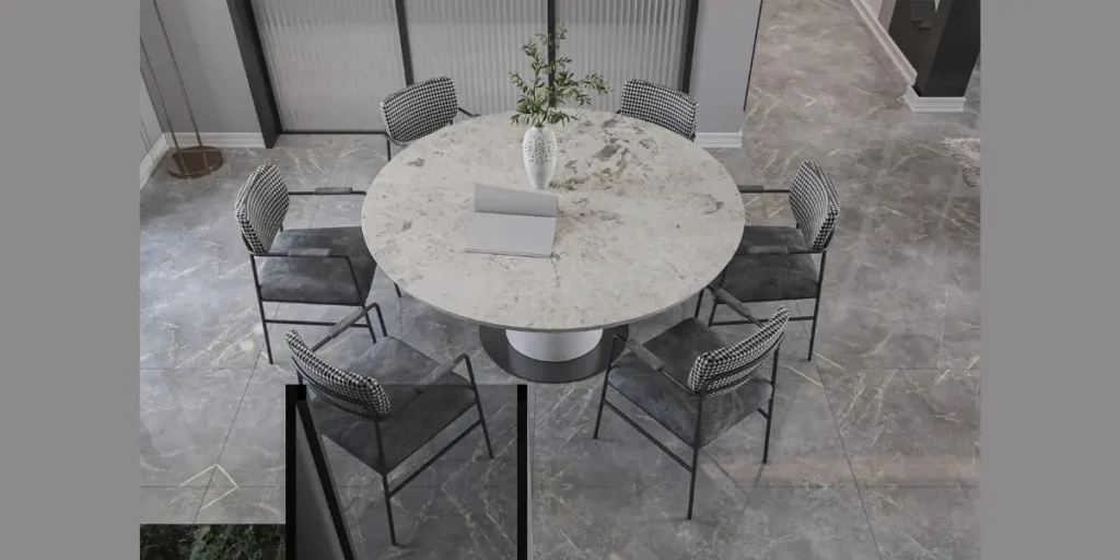 Marble Top Modern Table