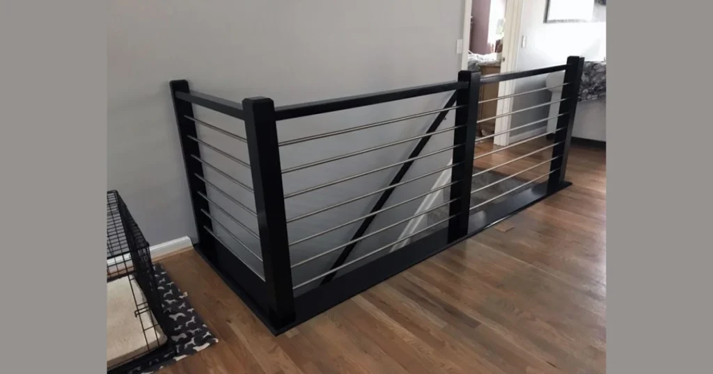 Horizontal Bar Railing for a Contemporary Touch