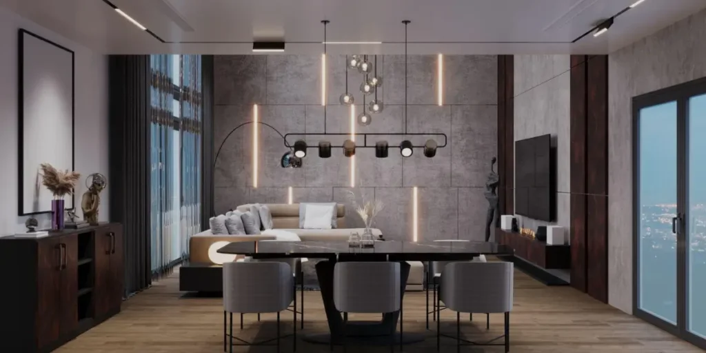Minimalist LED Chandelier