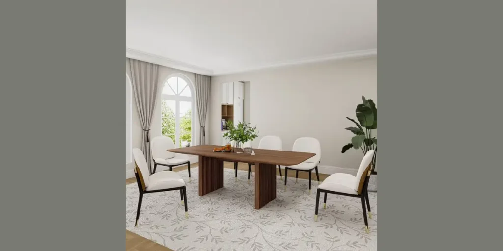 Minimalist Slab Mid-Century Table