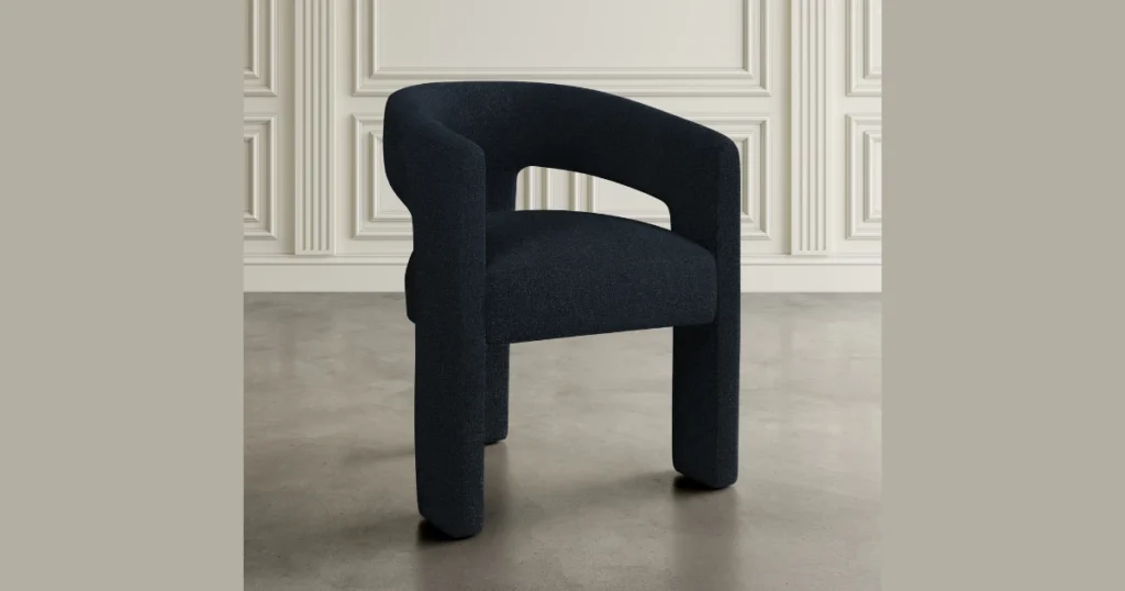 Contemporary Curved Back Dining Chairs