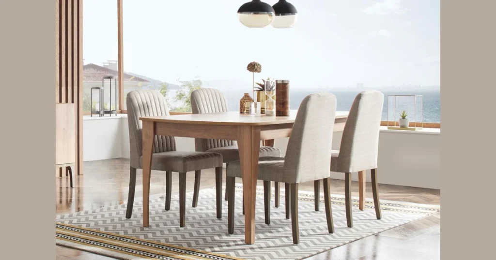 Affordable Modern Dining Chairs with Cushion Seats