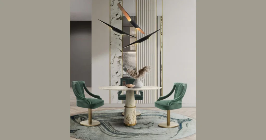 Armless Modern Dining Room Chairs for Space Efficiency