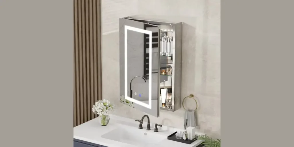 Mirror Cabinets with Hidden Storage