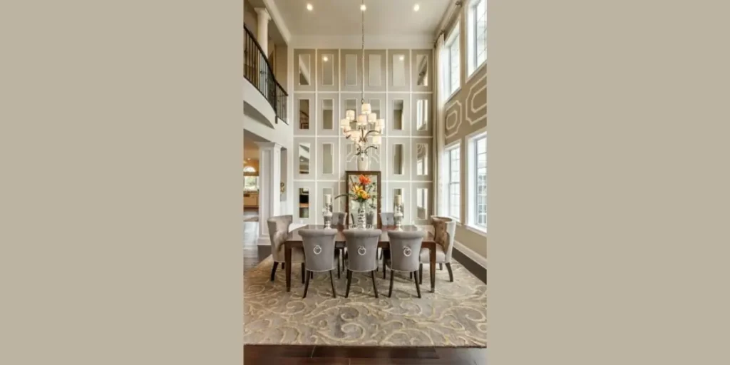 Mirror Panel Accent Wall