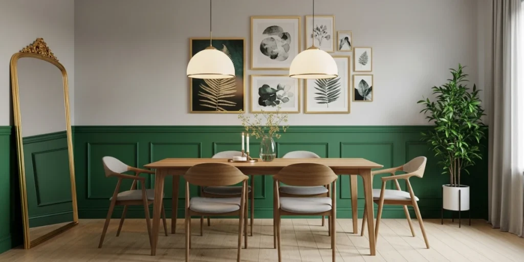 Modern Flat Panel Walls for Minimal Dining Rooms