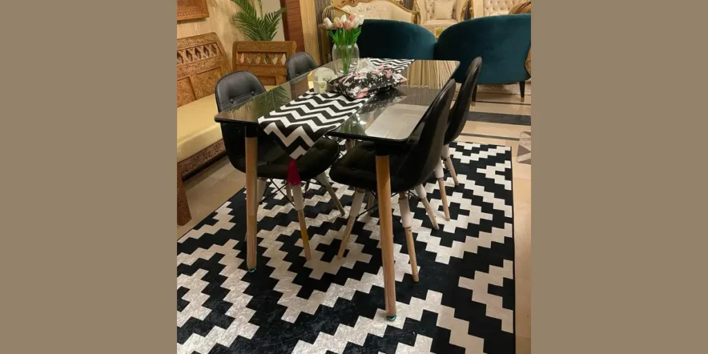 Modern Geometric Rug