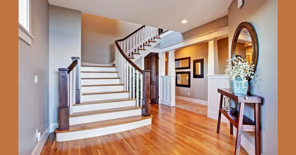 Wooden Stair Railing for a Classic and Warm Look